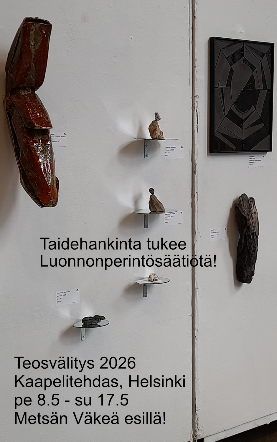 Klikkaa kuvaa, pääset taideteosvalikoimaan.Metsän Väkeä löytyy hakusanalla: Tiina-Liisa